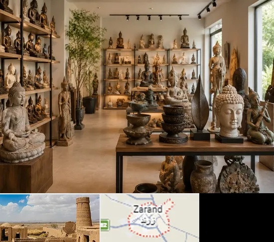 مجسمه فروشی در زرند
