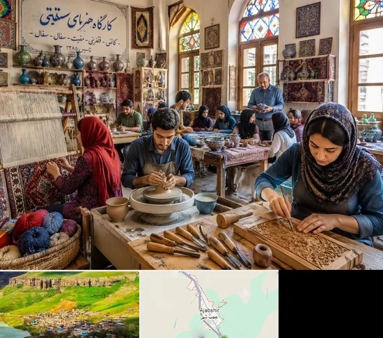 آموزشگاه صنایع دستی در عجب شیر