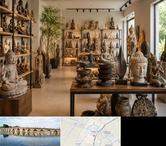 مجسمه فروشی در فلاورجان