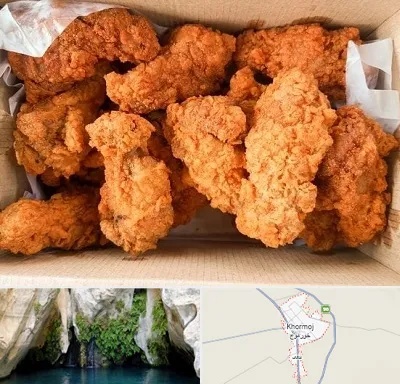 مرغ سوخاری در خورموج