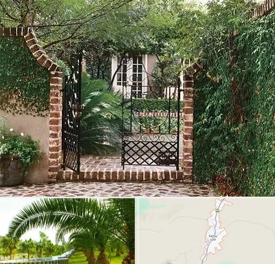 درب حیاط در کهنوج