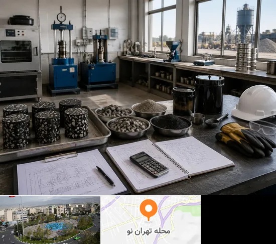 آموزش کارشناس فنی، تولید و اجرای آسفالت در تهران نو