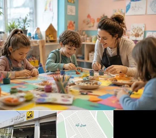کارگاه خلاقیت در عبدل آباد