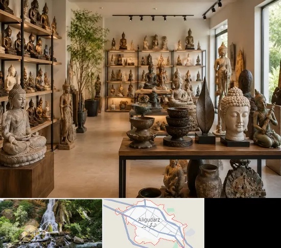 مجسمه فروشی در الیگودرز