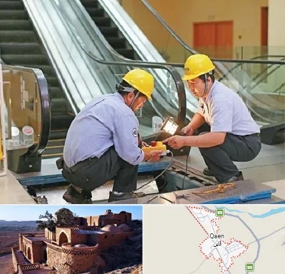 نصاب پله برقی در قائن