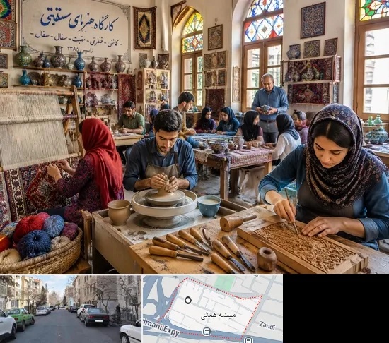 آموزشگاه صنایع دستی در مجیدیه شمالی