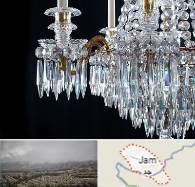 لوستر فروشی در جم