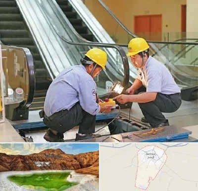 نصاب پله برقی در گرمسار