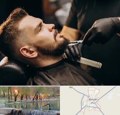 آرایشگاه مردانه در بروجن