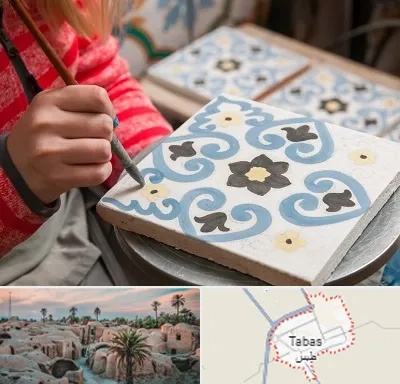 کلاس آموزش نقاشی روی سرامیک در طبس