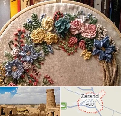 کلاس گلدوزی برزیلی در زرند