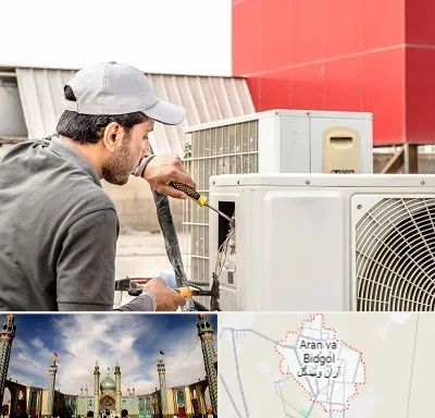 نصاب کولر آبی در آران و بیدگل