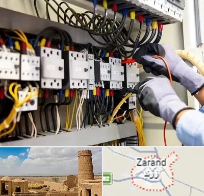 رفع اتصالی برق در زرند