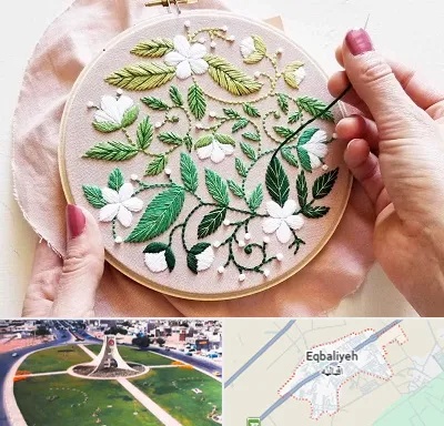 کلاس گلدوزی در اقبالیه