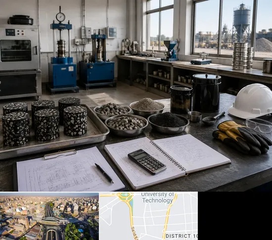 آموزش کارشناس فنی، تولید و اجرای آسفالت در استاد معین