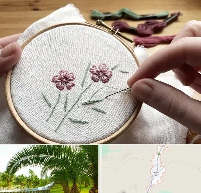 کلاس گلدوزی با دست در کهنوج