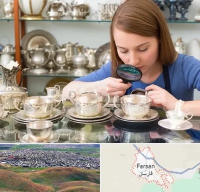 خریدار ظروف نقره در فارسان
