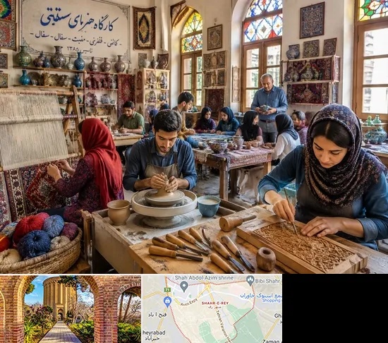 آموزشگاه صنایع دستی در شهر ری