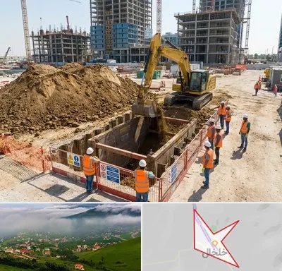 خاکبرداری و گودبرداری در خلخال