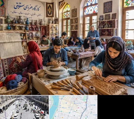 آموزشگاه صنایع دستی در نادری اهواز