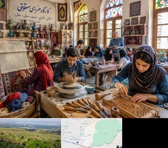 آموزشگاه صنایع دستی در سوهانک