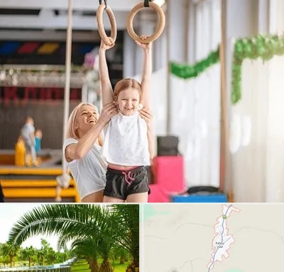 باشگاه ژیمناستیک کودکان در کهنوج