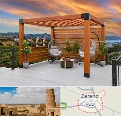پرگولا چوبی در زرند