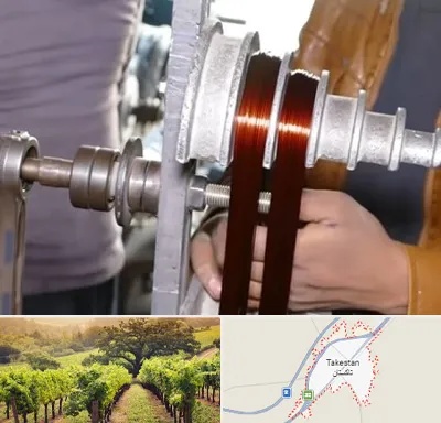 سیم پیچی در تاکستان