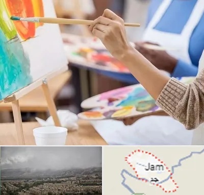 آموزشگاه هنر های تجسمی در جم