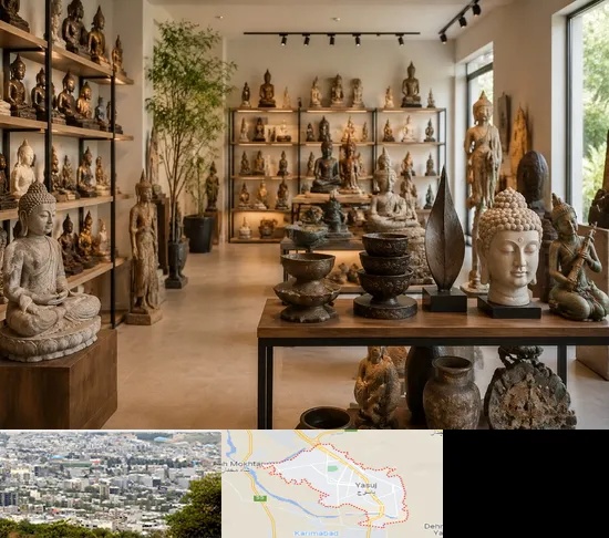 مجسمه فروشی در یاسوج