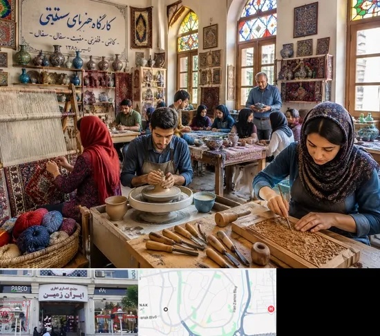 آموزشگاه صنایع دستی در ایران زمین