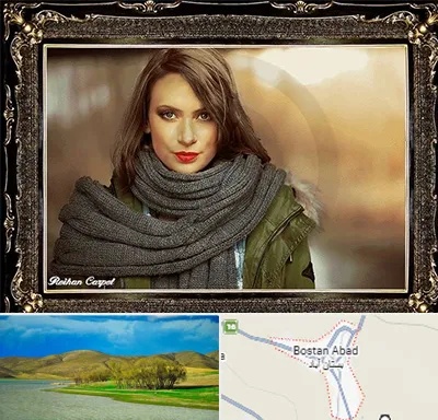 تابلو فرش چهره در بستان آباد