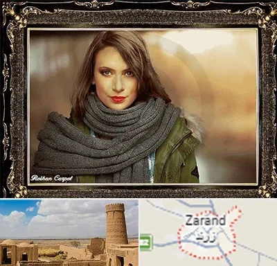 تابلو فرش چهره در زرند