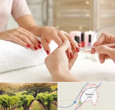 آموزشگاه کاشت ناخن در تاکستان