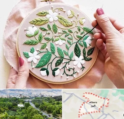 کلاس گلدوزی در البرز