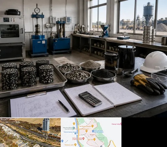 آموزش کارشناس فنی، تولید و اجرای آسفالت در خیابان نیایش شیراز