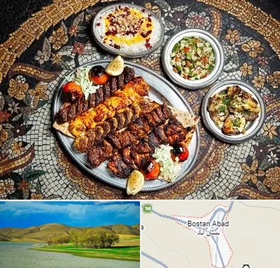 رستوران سنتی در بستان آباد