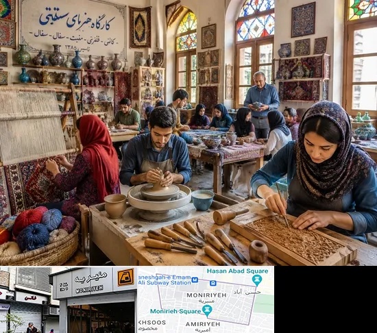 آموزشگاه صنایع دستی در منیریه
