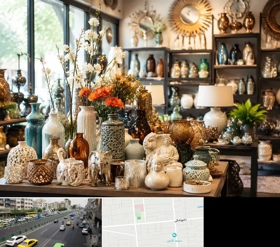 عمده فروشی وسایل دکوری و تزیینی در خیابان دامپزشکی