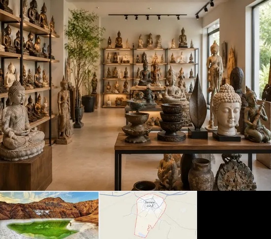 مجسمه فروشی در گرمسار