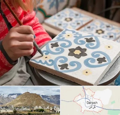 کلاس آموزش نقاشی روی سرامیک در گراش