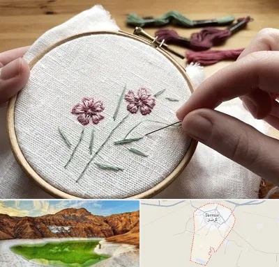 کلاس گلدوزی با دست در گرمسار