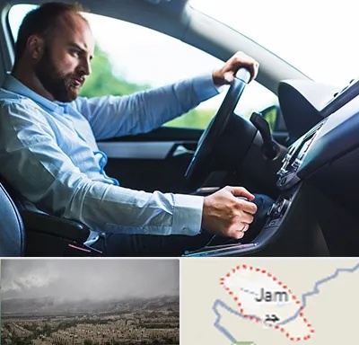 آموزش رانندگی پایه یک در جم