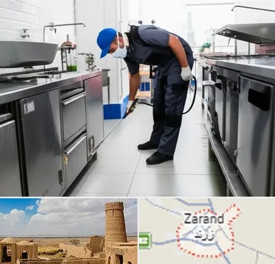 سمپاشی رستوران در زرند