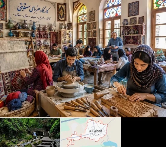آموزشگاه صنایع دستی در علی آباد کتول