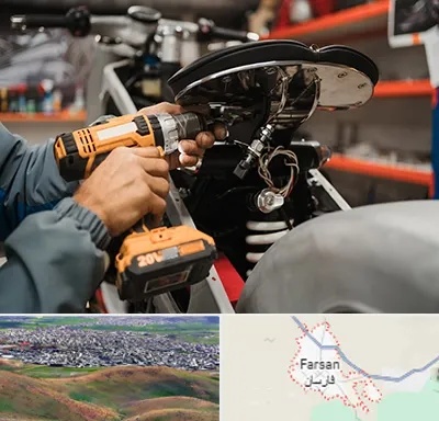 تعمیرگاه موتور بنلی در فارسان