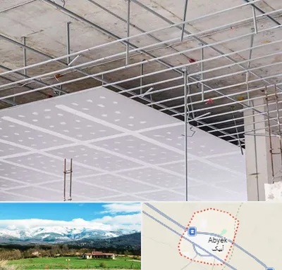 سقف کاذب در آبیک