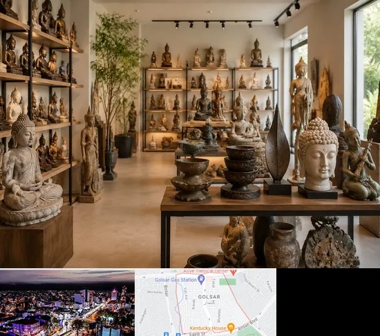 مجسمه فروشی در گلسار رشت