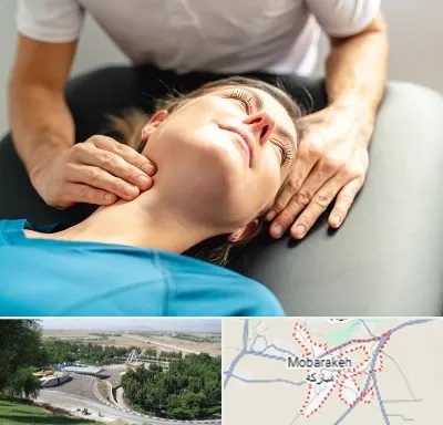 فیزیوتراپی گردن در مبارکه