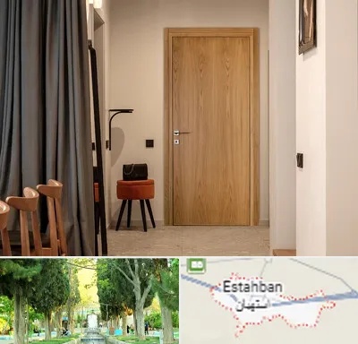 درب چوبی در استهبان
